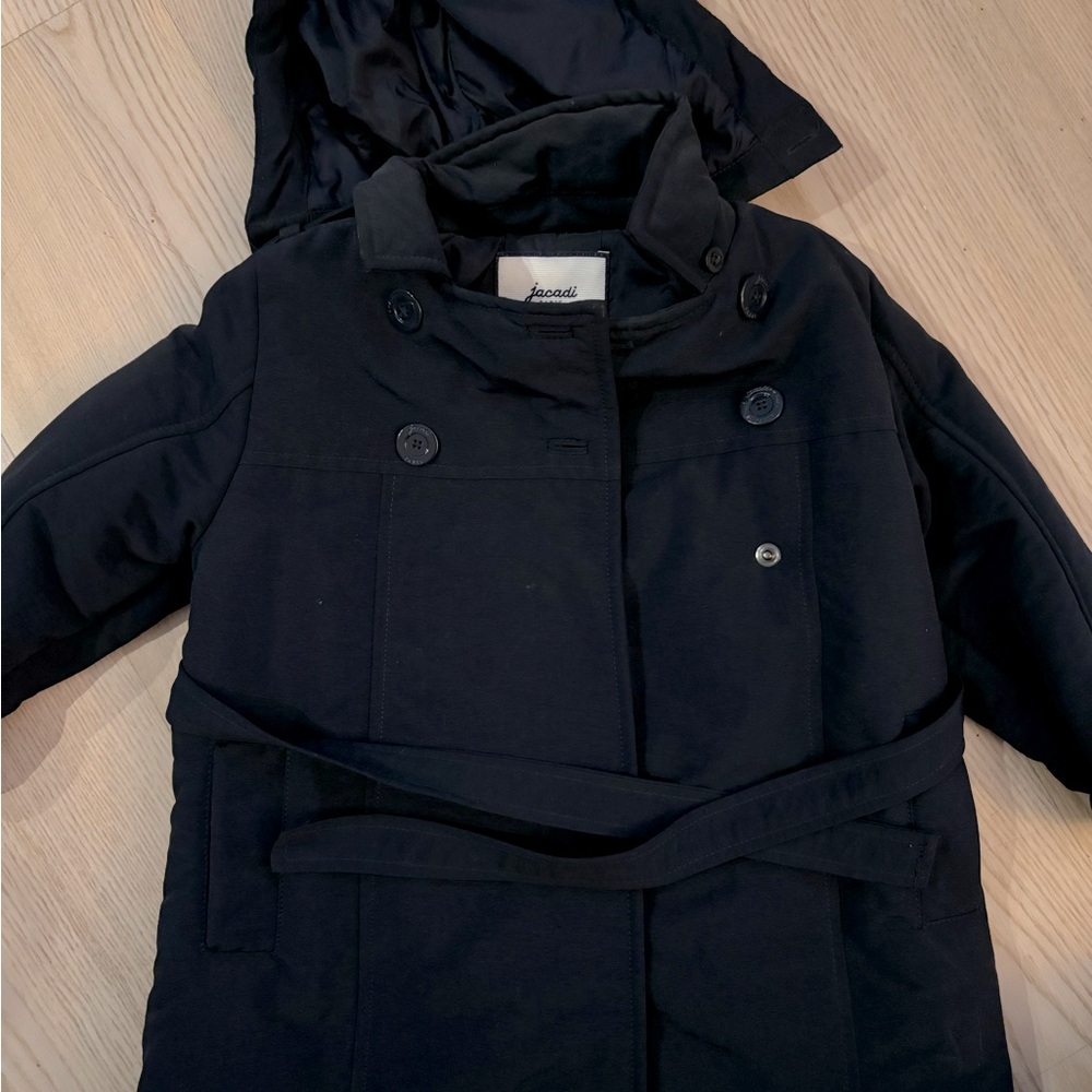 Jacadi Girl’s Padded Rain Jacket; Navy; Size 2